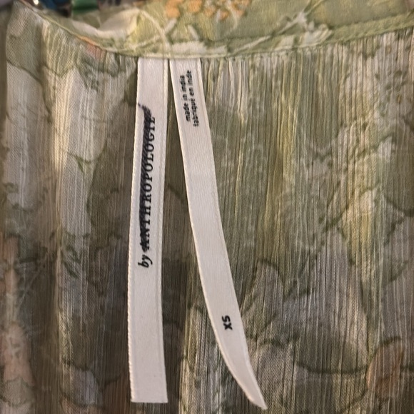 Anthropologie button down Floral Maxi NWOT - Picture 6 of 6